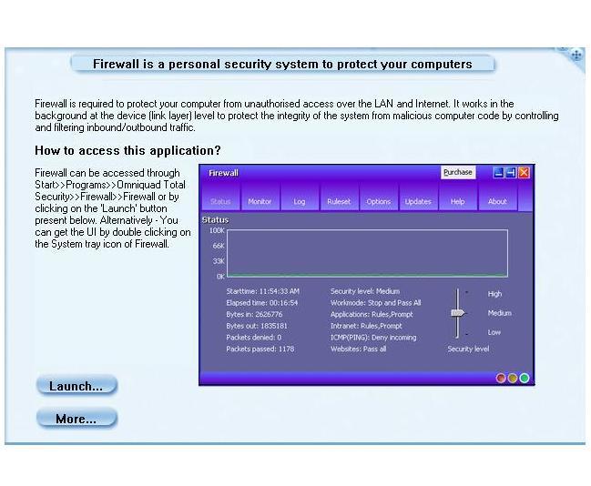 Personal Firewall Screenshot